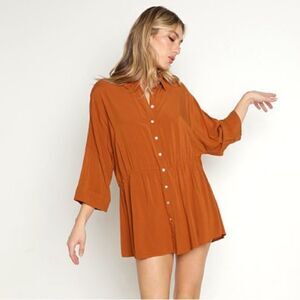L*Space Pacifica Tunic Amber Women's Size XS/S